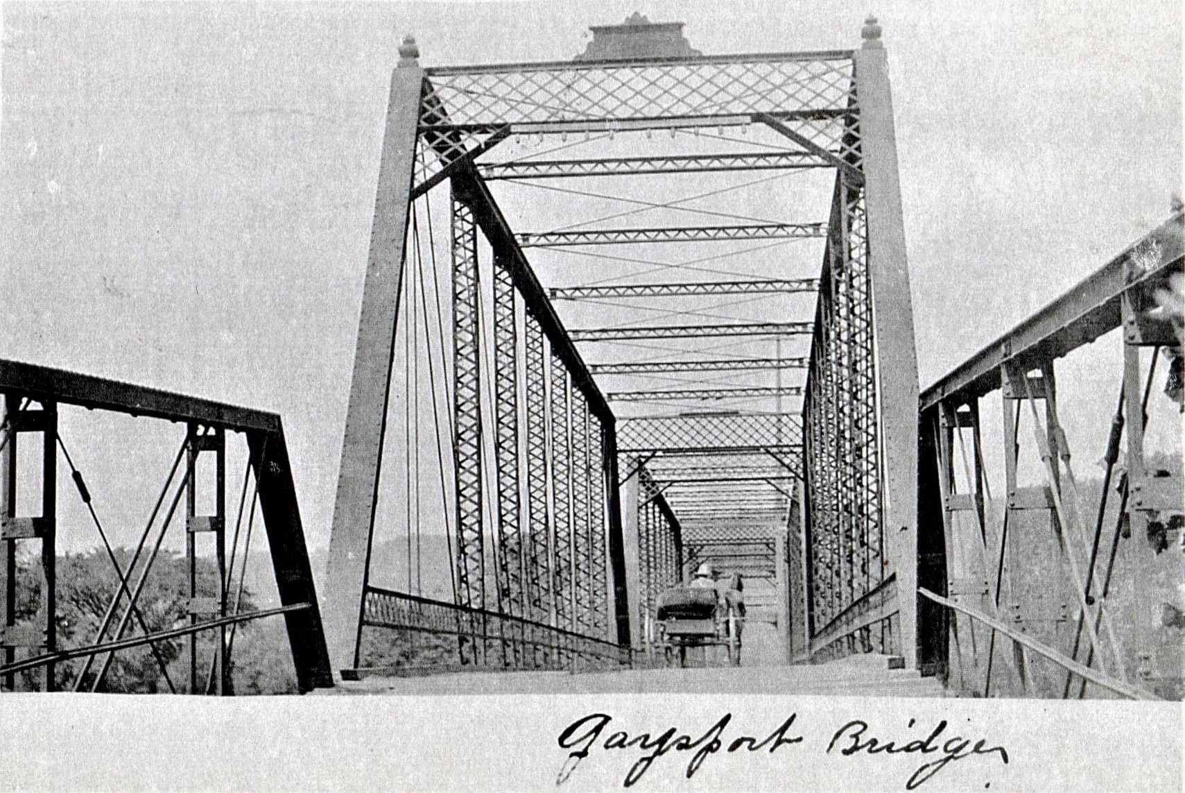 Muskingum River Gaysport Bridge 1908