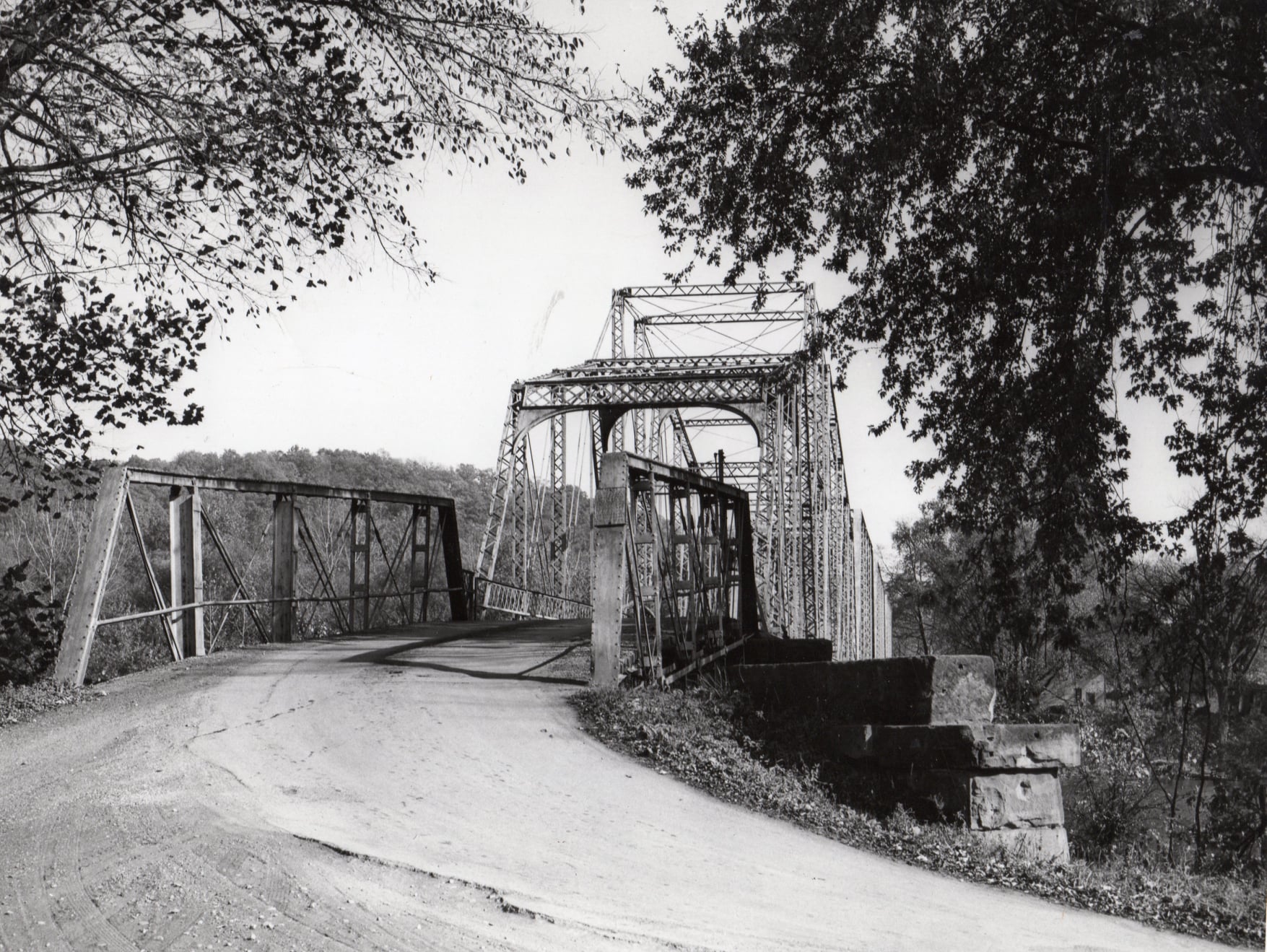 Muskingum River Gaysport Bridge 1914d