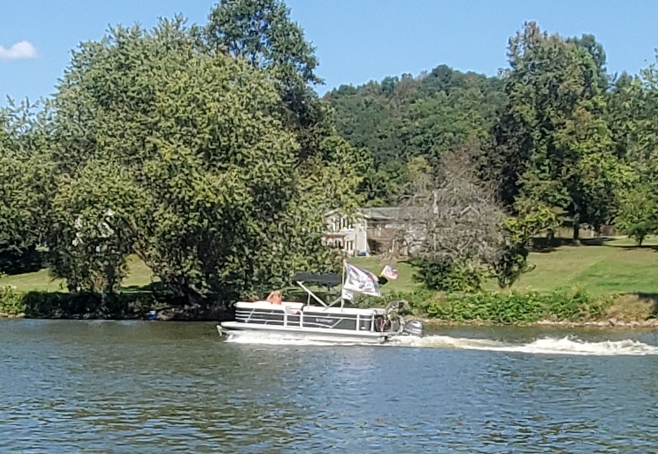 Casey and Jenn Godfrey Pontoon